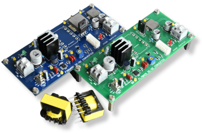 フライバック型・フォワード型 DCDCコンバータ 教材ボード